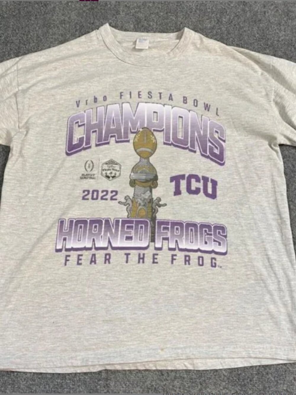 TCU Horned Frogs Football Shirt 2022 Champions Fiesta Bowl Shirt tee